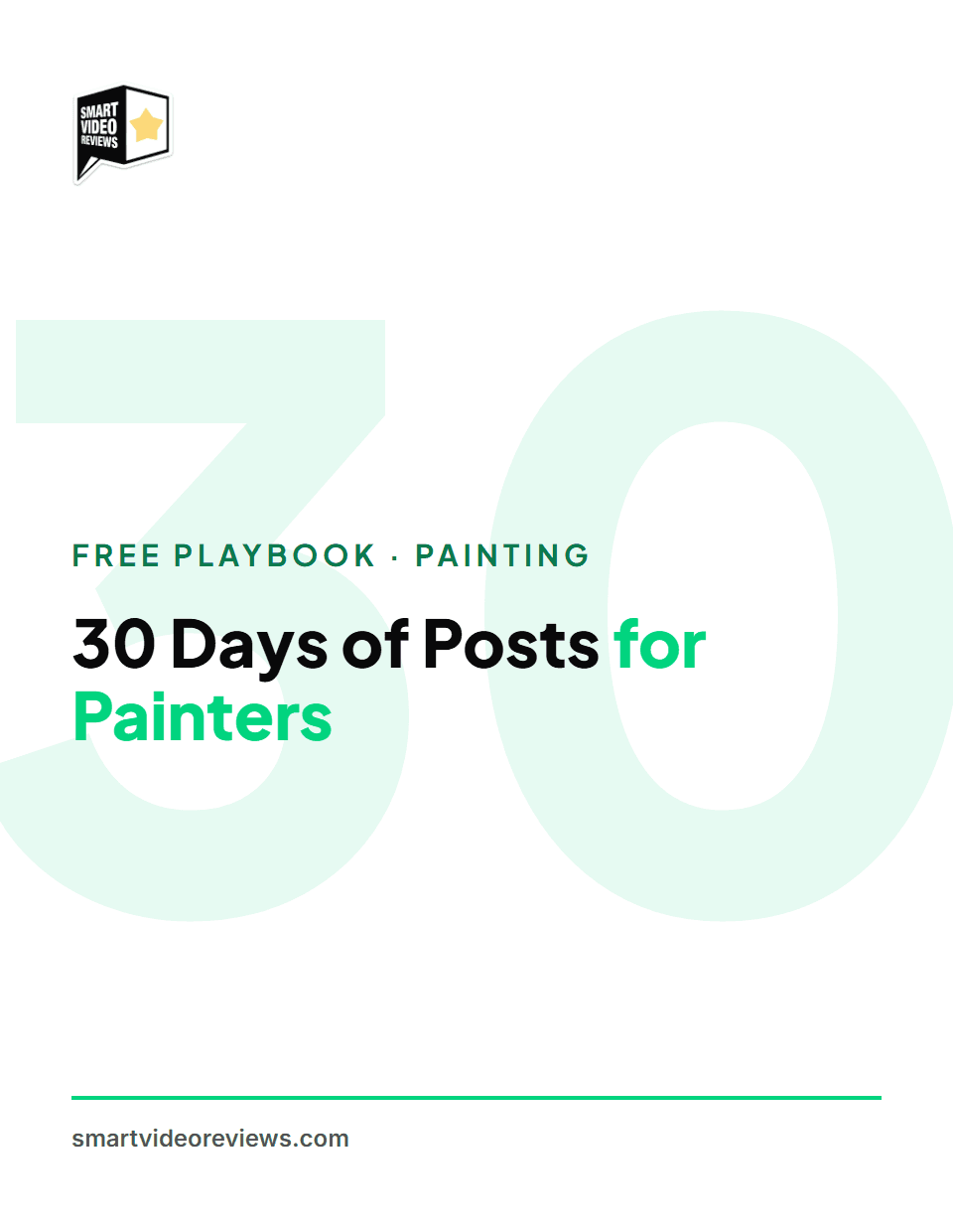 30 Days of Posts for Painters — cover